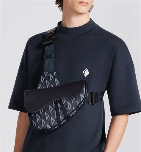 dior mini saddle bag blue|dior mini saddle bag men.